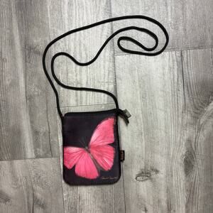 Vintage Y2K Harold Feinstein Butterfly Crossbody Bag